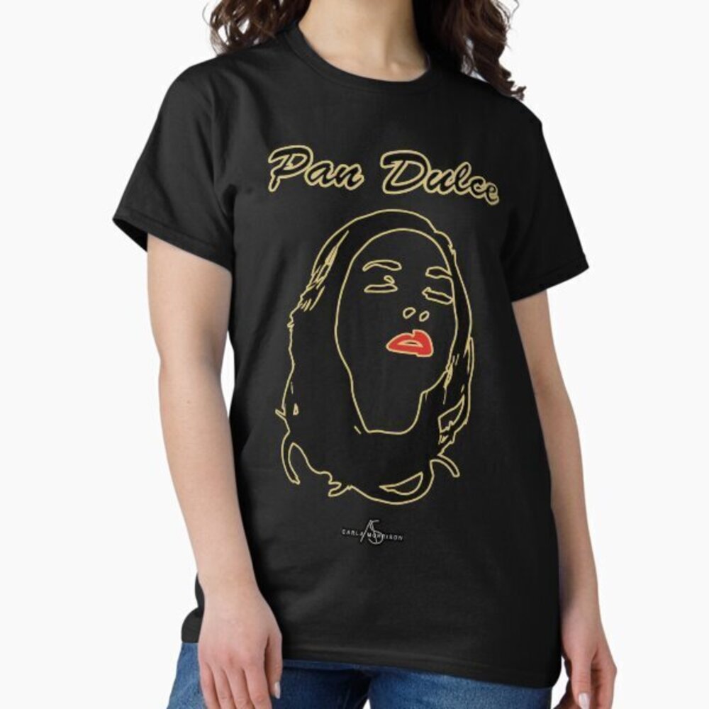 Joan Baez Face T-Shirt Black Unisex